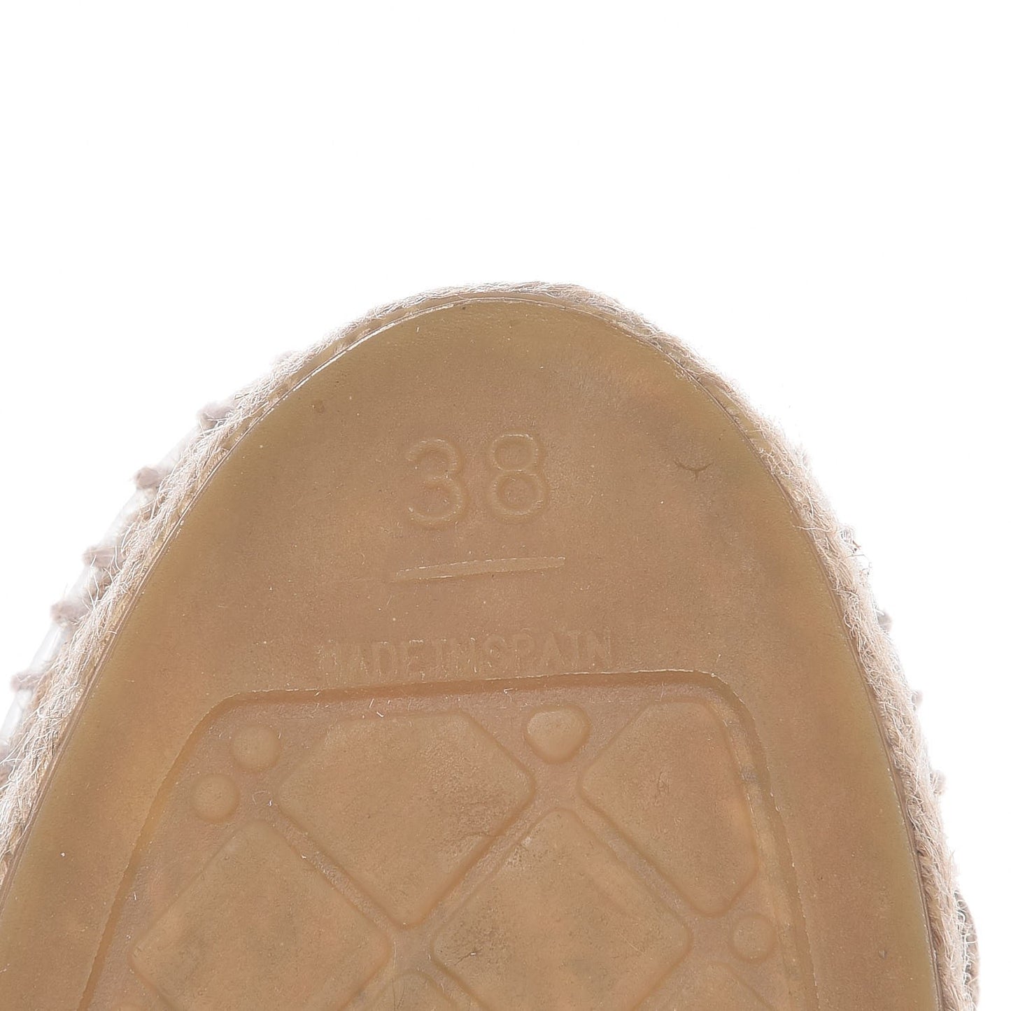 Patent Sequin CC Espadrilles 38 White