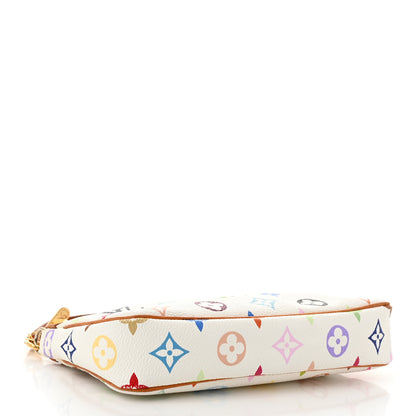 Louis Vuitton Monogram Multicolor Pochette Accessories White 4 of 9