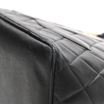 Chanel Caviar Quilted Medallion Tote Black 17 of 20