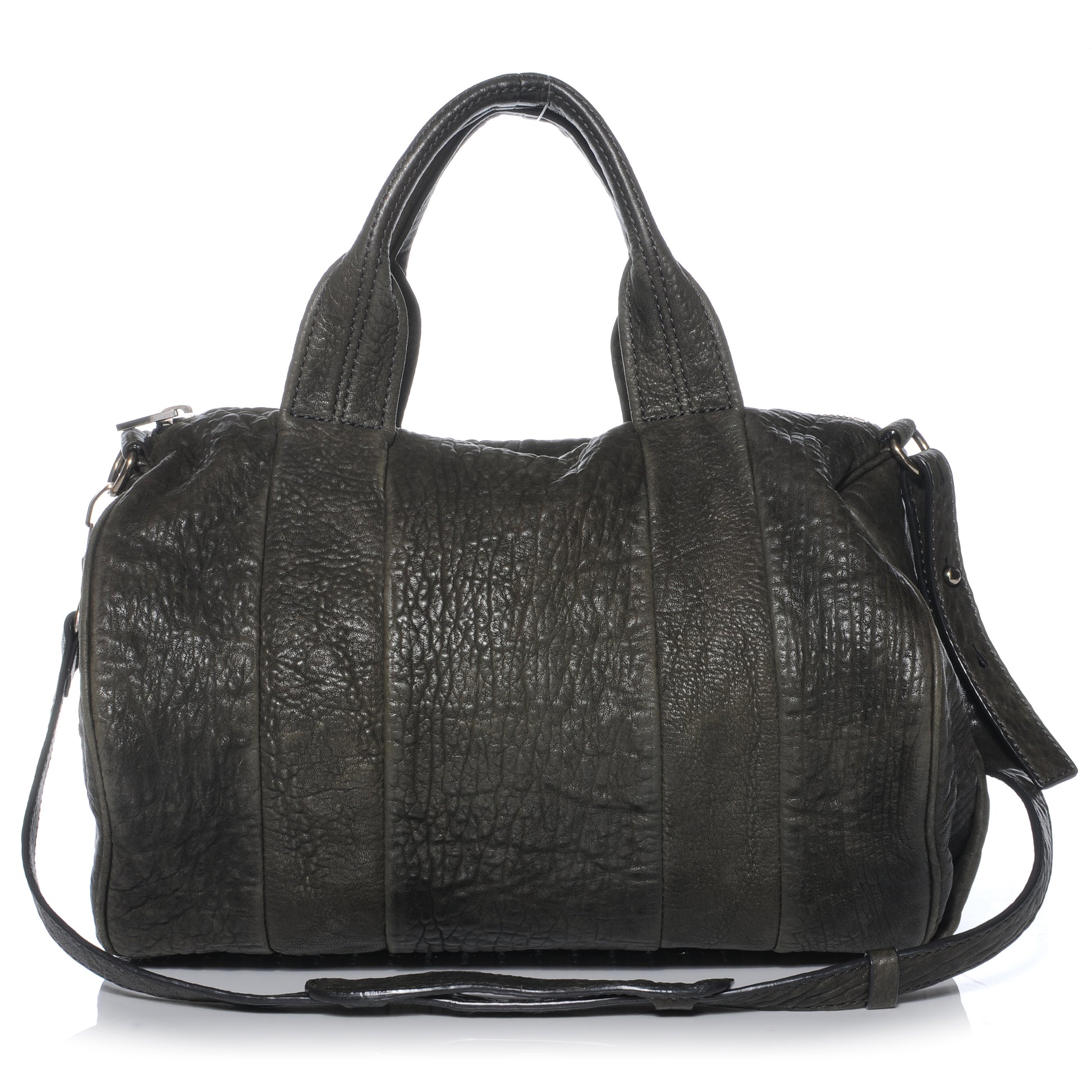 Alexander Wang Leather Rocco Duffel Smoke 1 of 6