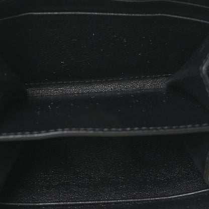 Celine Calfskin Quilted C Charm Wallet Black 6 of 9