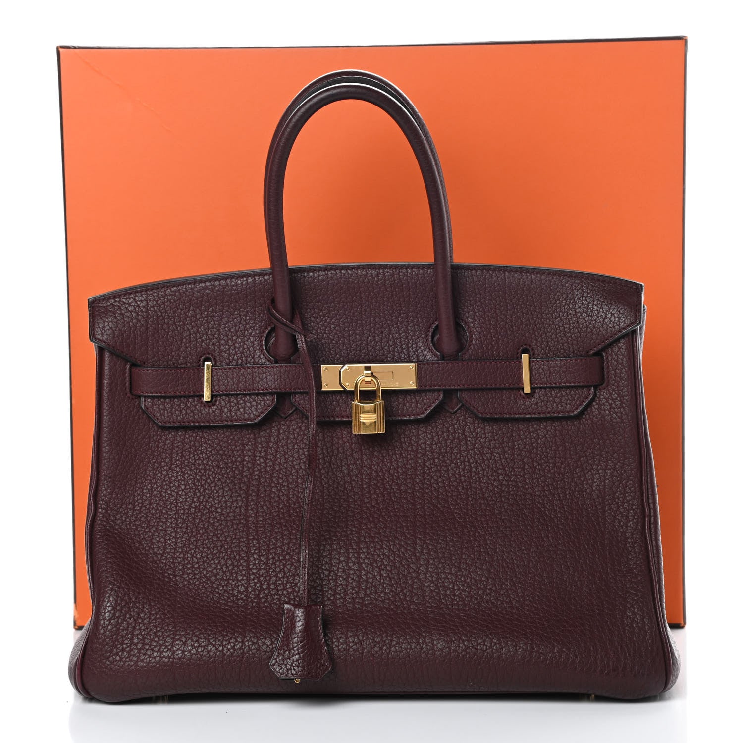 Hermes Fjord Birkin 35 Prune 17 of 17