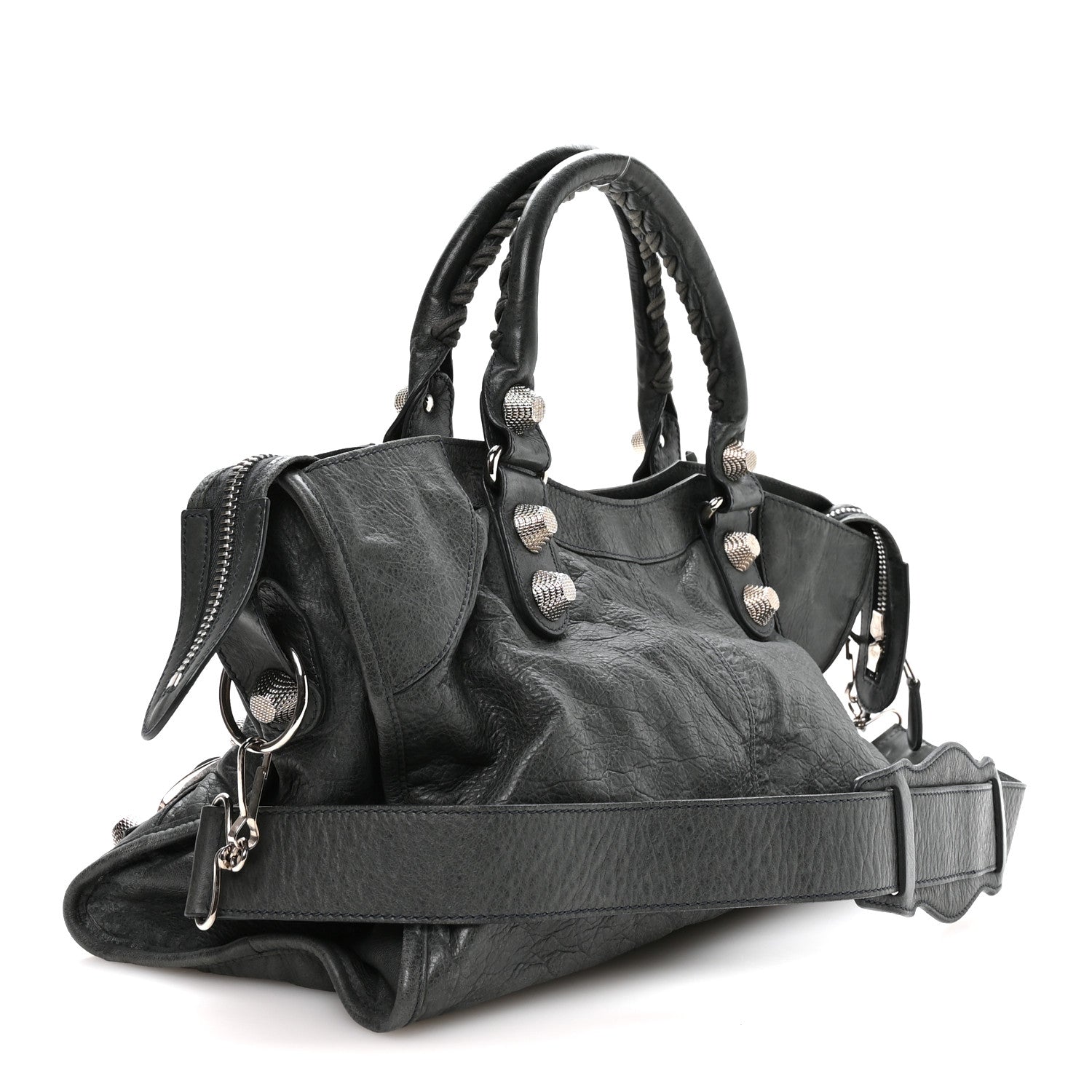Balenciaga Agneau Giant 21 Silver Hardware Part Time Anthracite 4 of 11