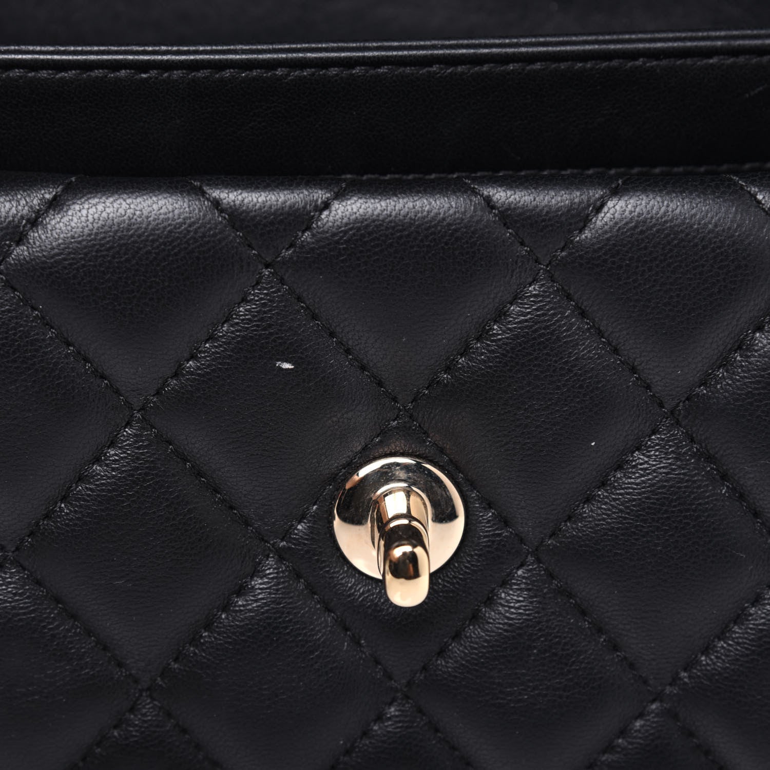 Chanel Lambskin Quilted Fold Up Again Clutch Black 11 of 17
