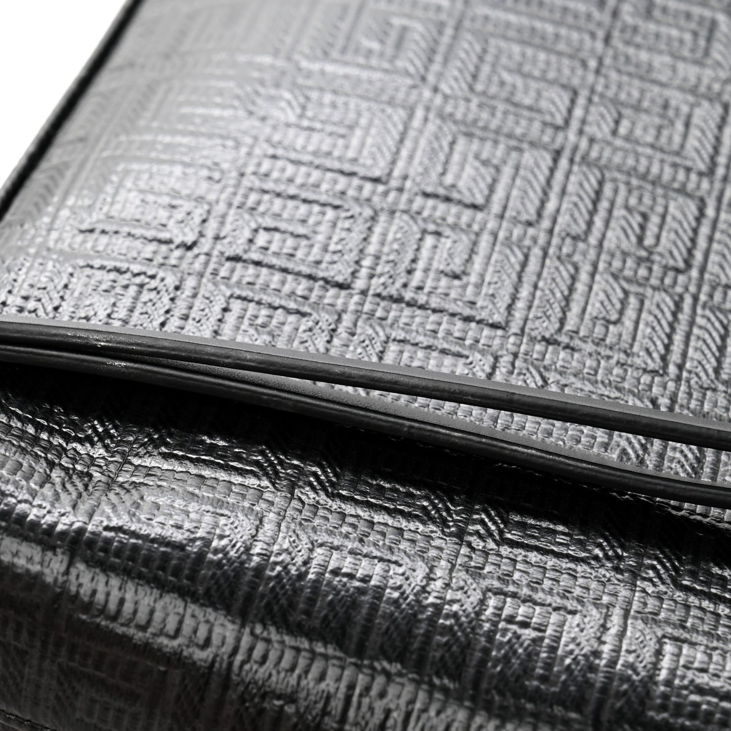 Coated Canvas 4G Travel Pouch Black