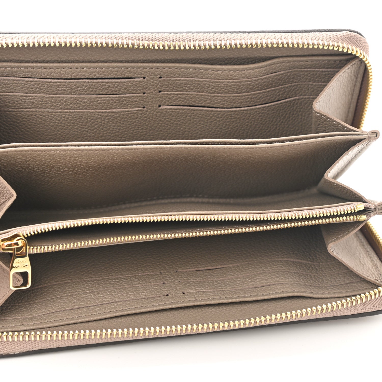 Louis Vuitton Empreinte Monogram Giant Zippy Wallet Tourterelle Creme 9 of 16