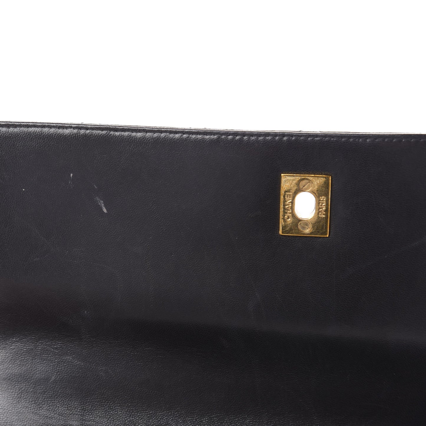 Lambskin Quilted Jumbo Kelly Flap Bag Black