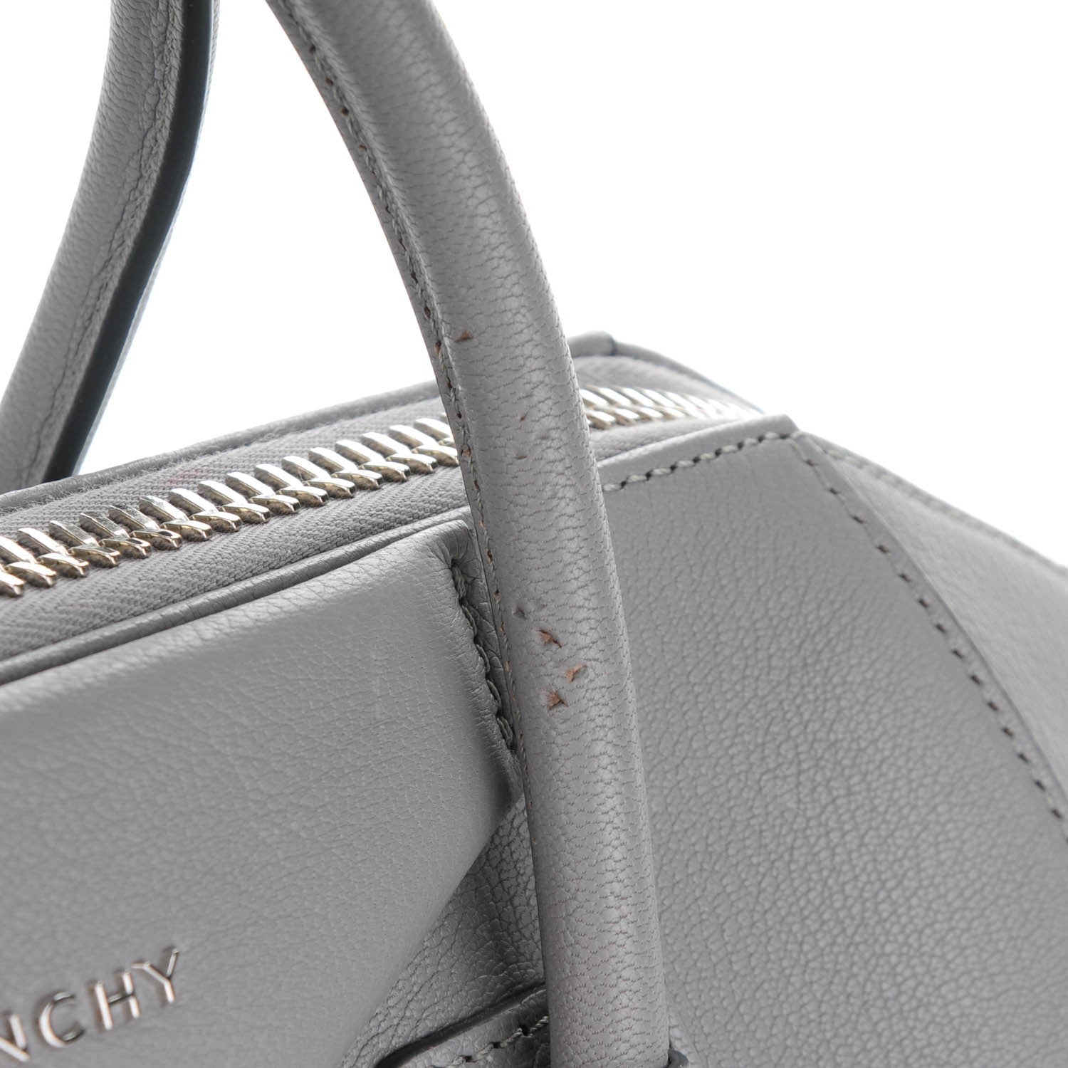 Givenchy Sugar Goatskin Medium Antigona Pearl Grey 5 of 9