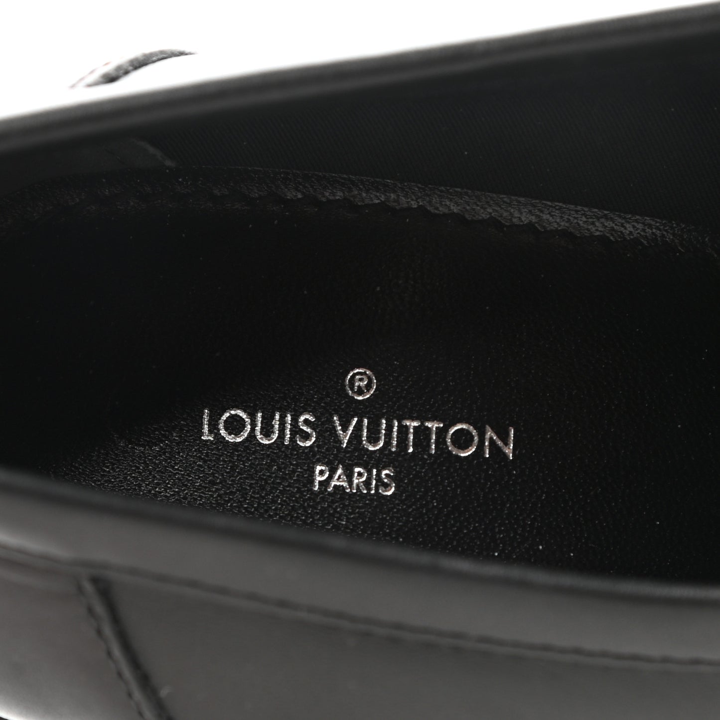 Monogram Calfskin Academy Loafers Pumps 38.5 Black