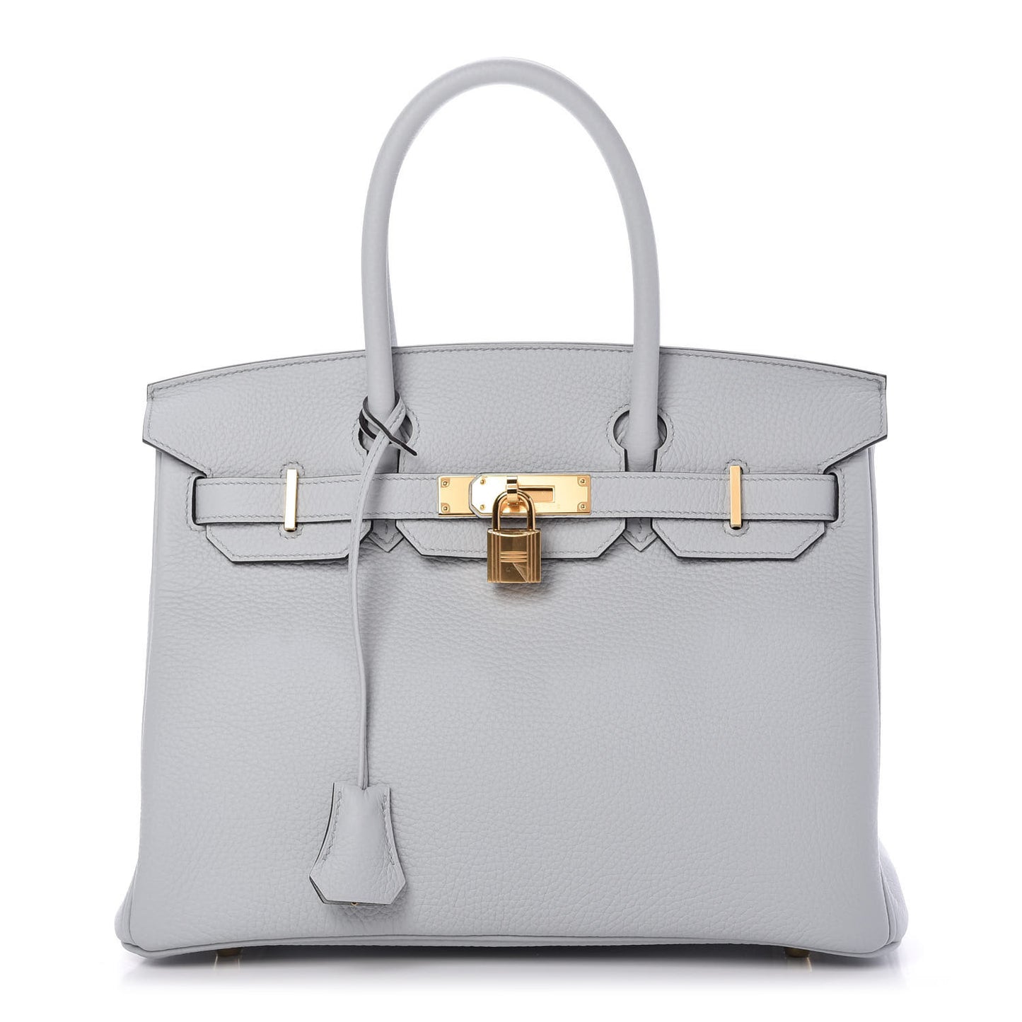 Taurillon Clemence Birkin 30 Bleu Pale