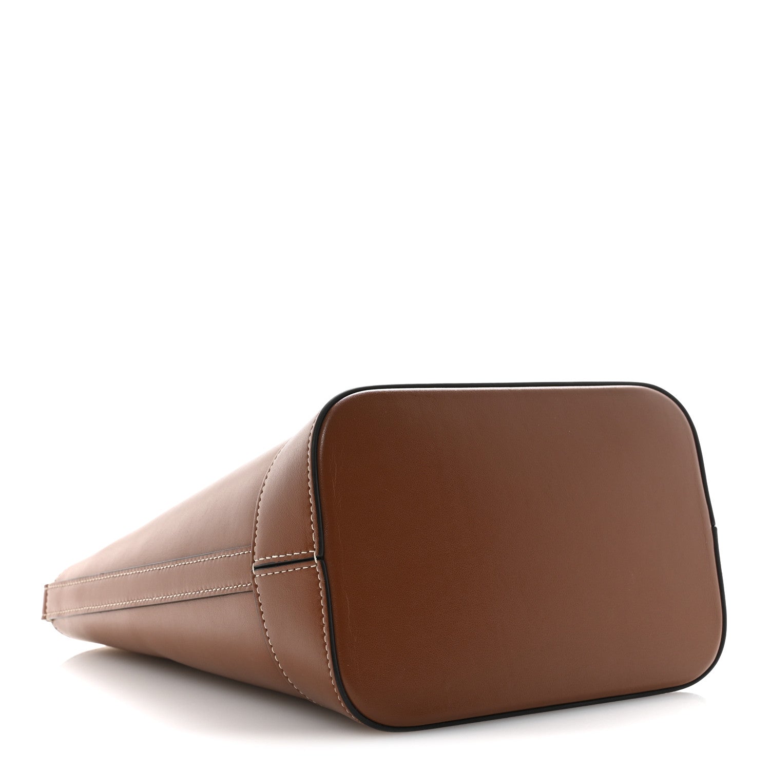 Celine Smooth Calfskin Small Cuir Triomphe Bucket Bag Tan 4 of 13