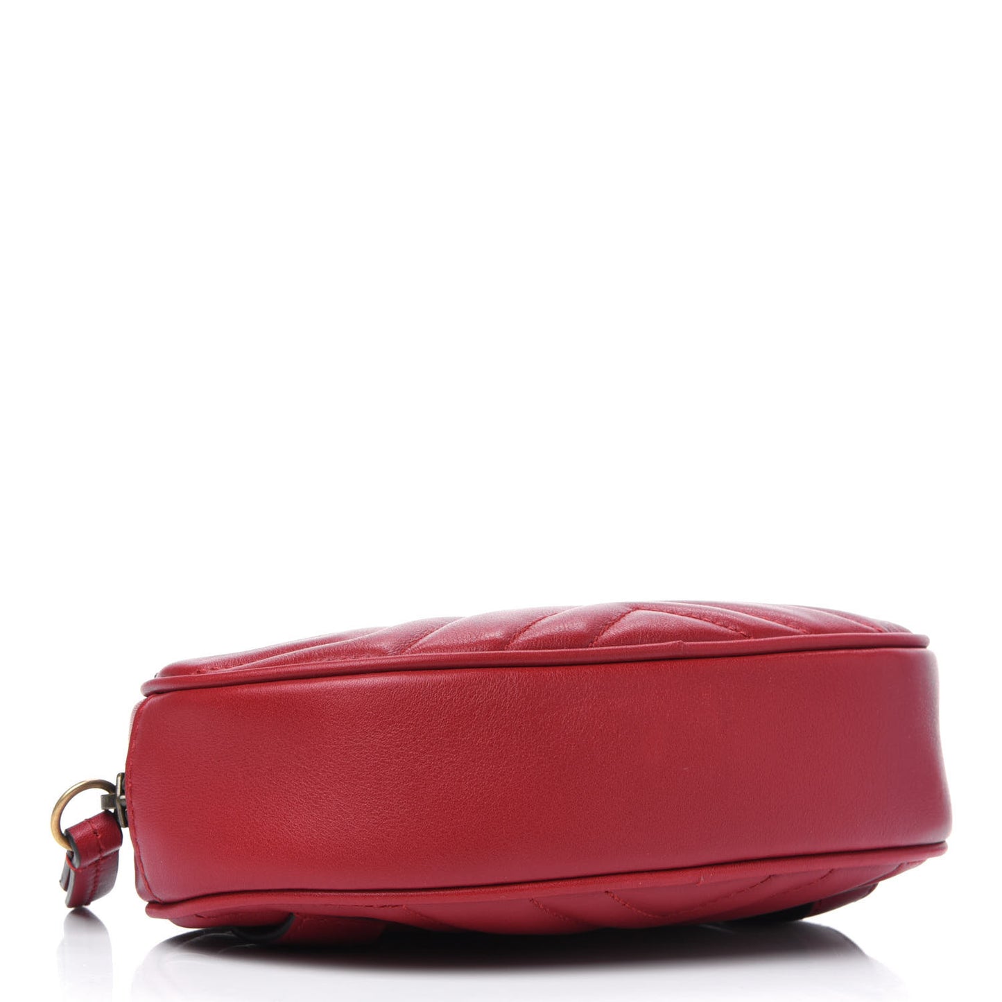 Calfskin Matelasse GG Marmont Belt Bag 95 38 Hibiscus Red