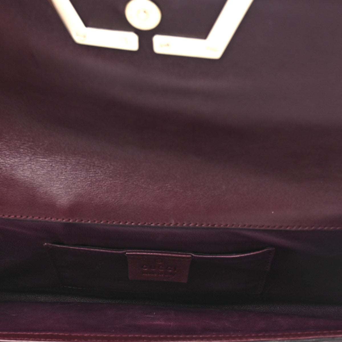 Snakeskin G Night Clutch  Burgundy Black