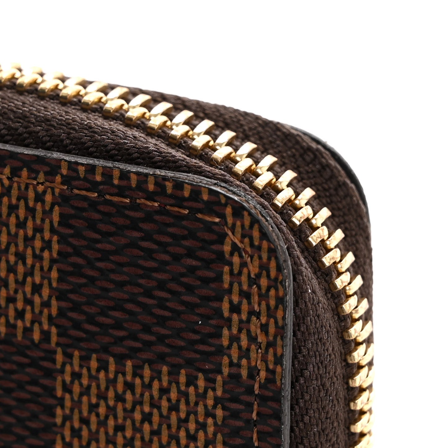 Damier Ebene Clemence Wallet Cherry