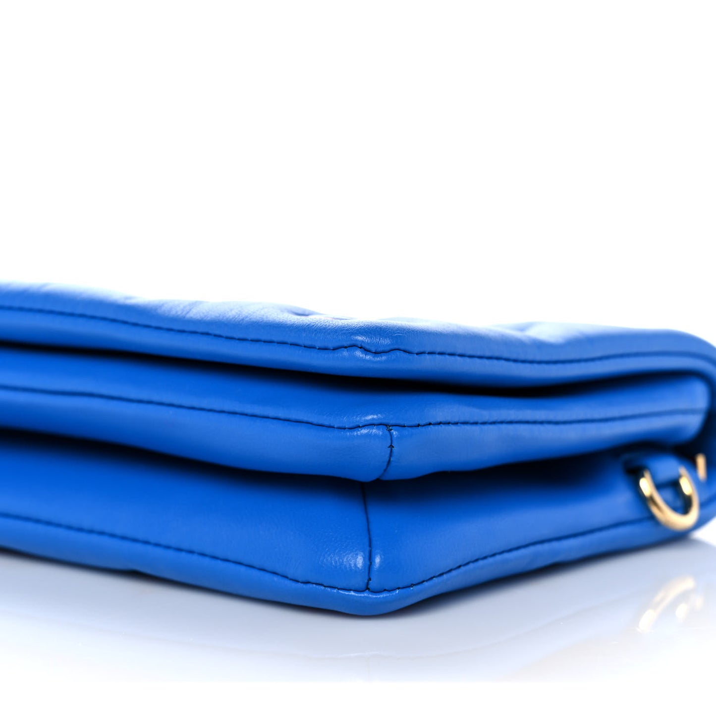 Lambskin Embossed Monogram Vuittamins Pochette Coussin Blue Red