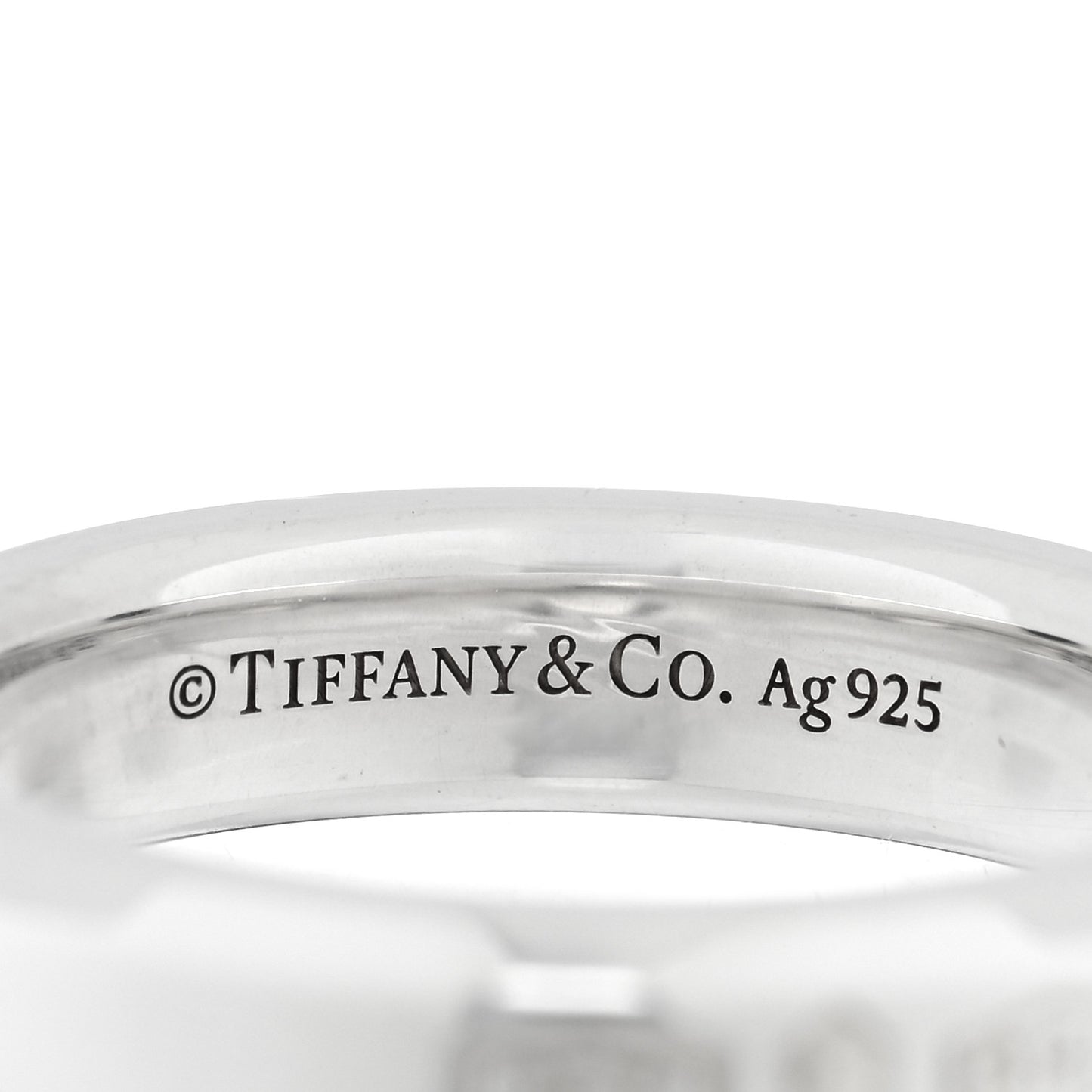 Sterling Silver 1837 Makers Narrow Slice Ring 50 5.5