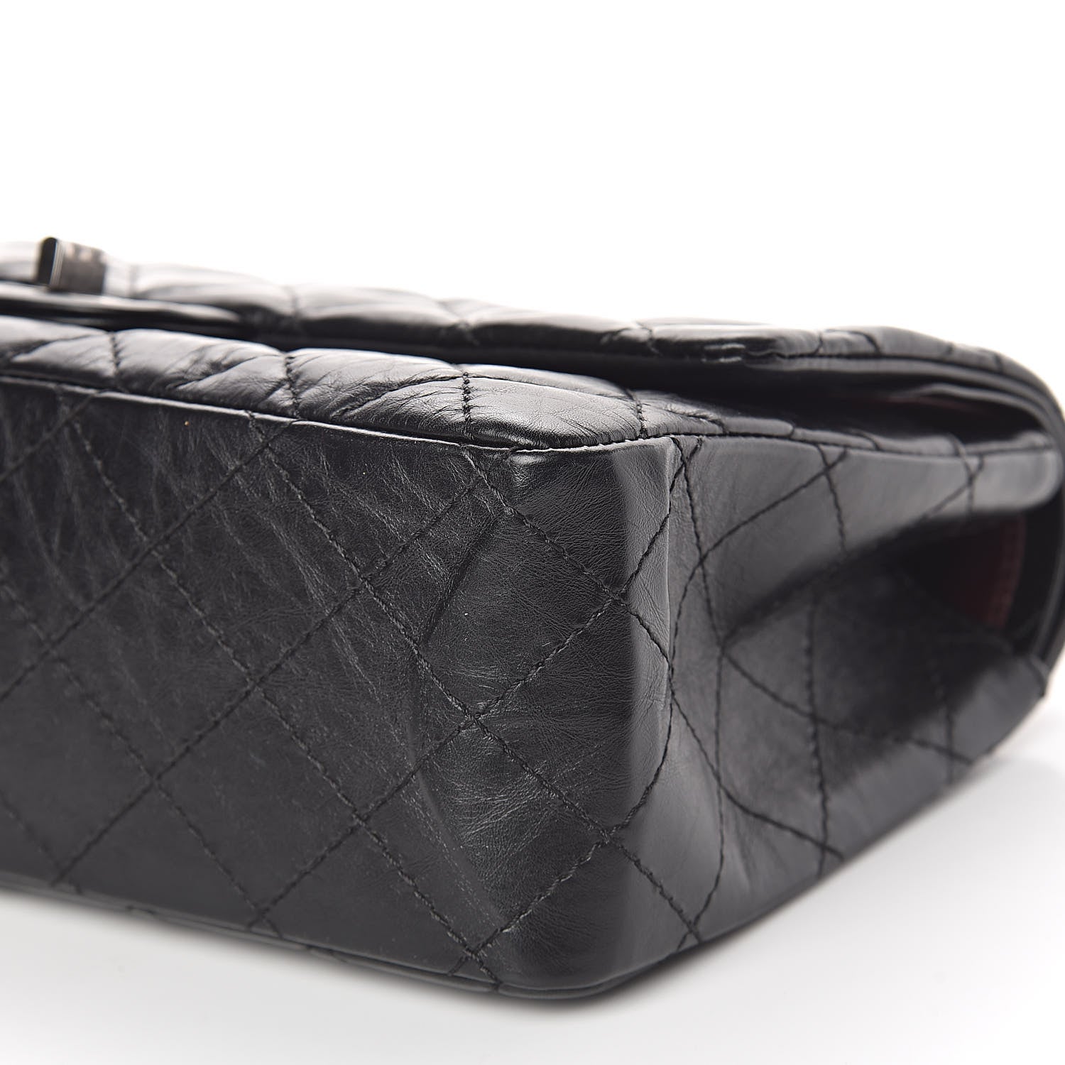 Chanel Aged Calfskin Quilted 2.55 Reissue 226 Flap Black 9 of 13