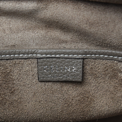 Celine Drummed Calfskin Nano Luggage Souris 6 of 11