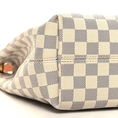 Louis Vuitton Damier Azur Graceful PM Rose Ballerine 8 of 11