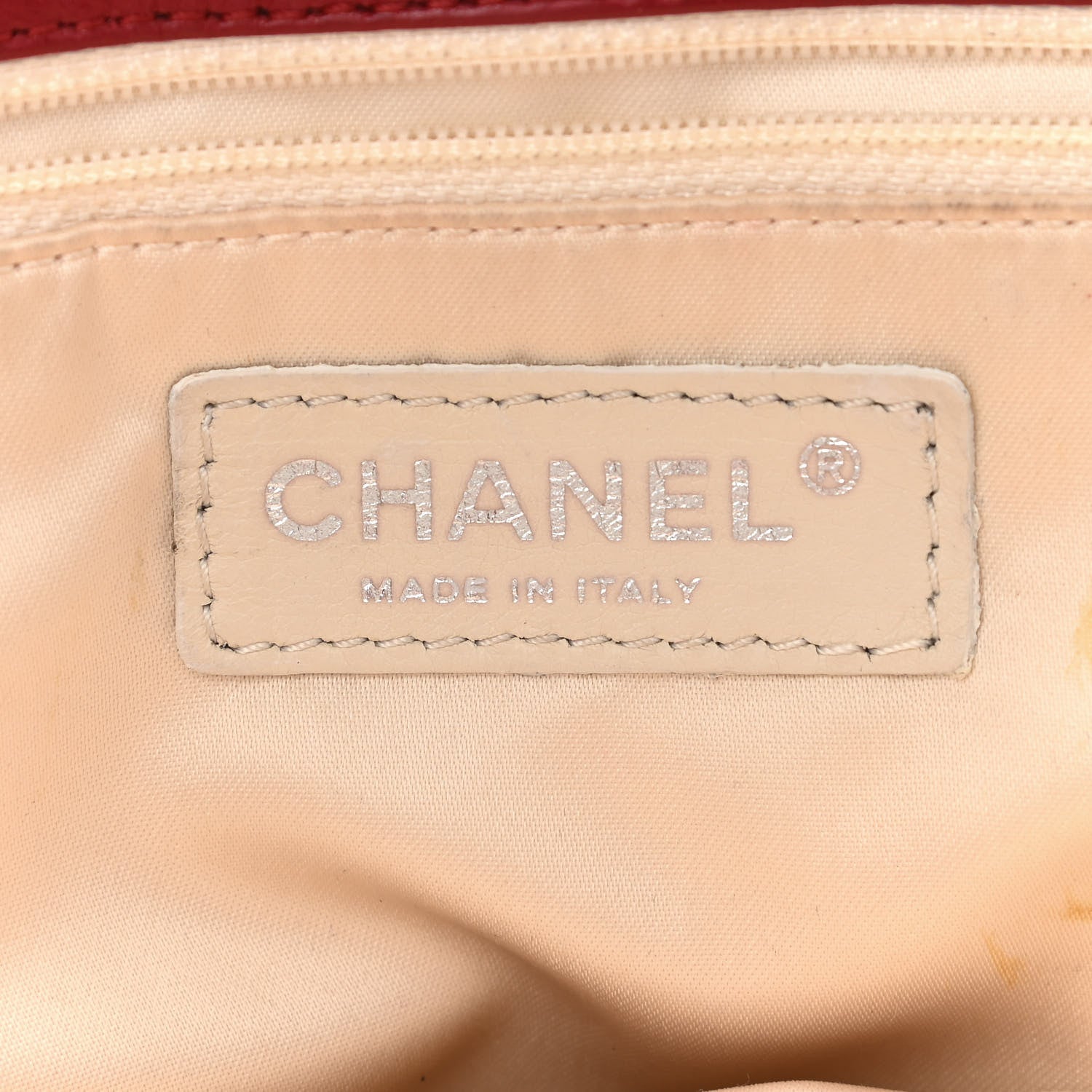 Chanel Lambskin East West Mademoiselle Flap Red 6 of 11