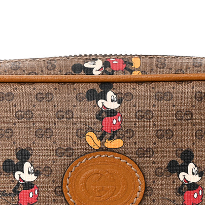 Gucci X DISNEY Mini Vintage GG Supreme Monogram Mickey Mouse Small Belt Bag 90 36 Beige Vintage Sun Oil 8 of 10