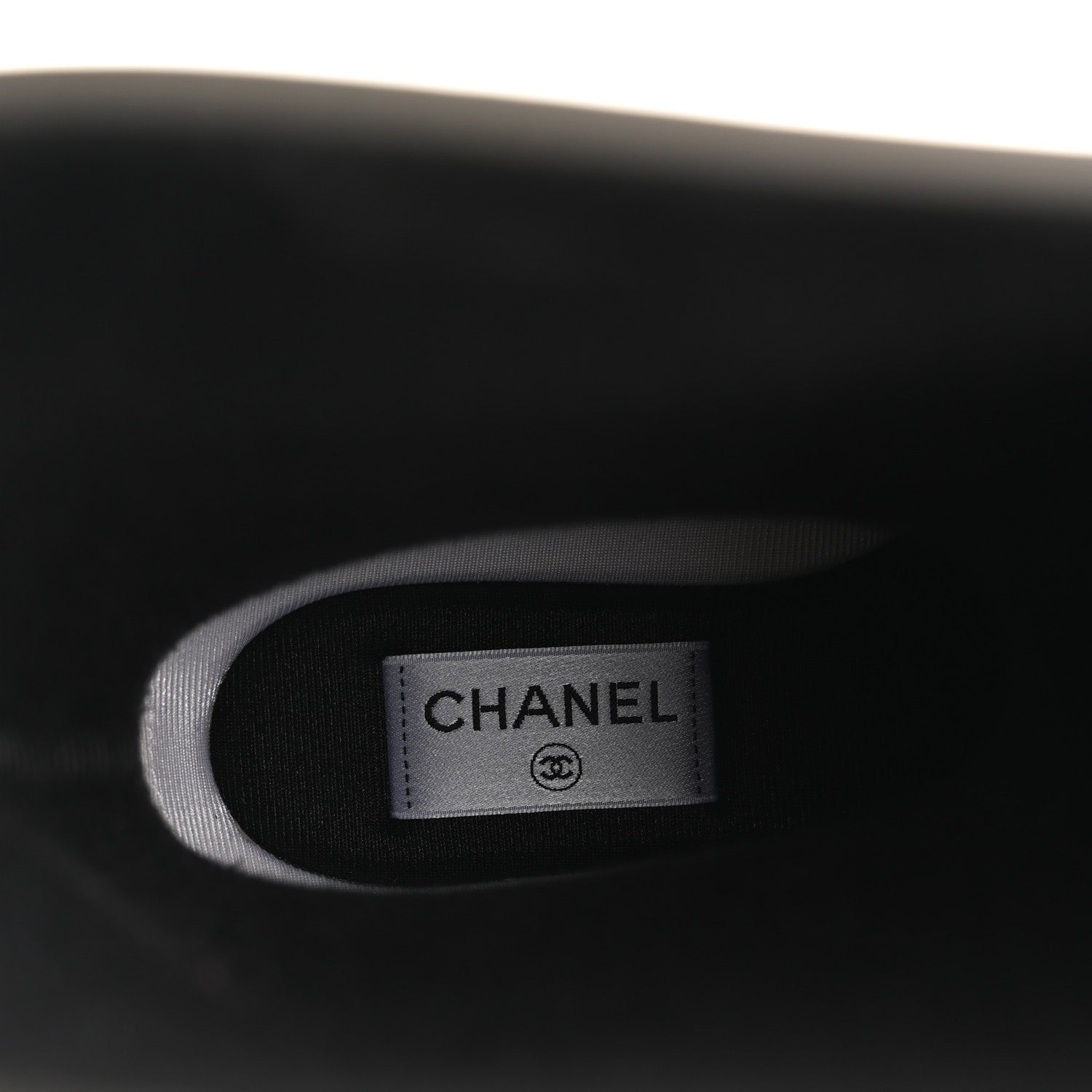 Chanel Caoutchouk CC High Boots 37 Khaki Black 6 of 9