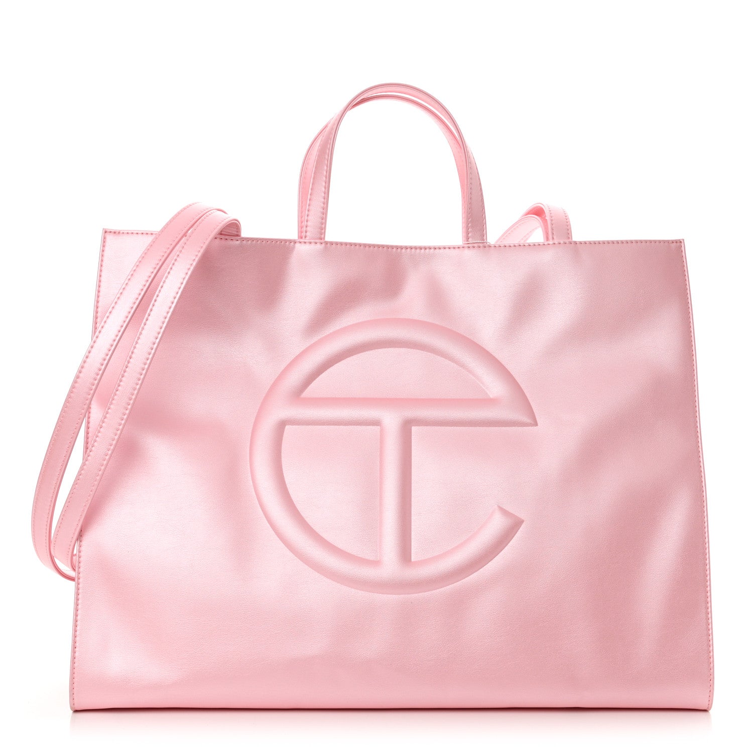 Telfar Vegan Leather Large Shopping Bag Ballerina 1 of 11