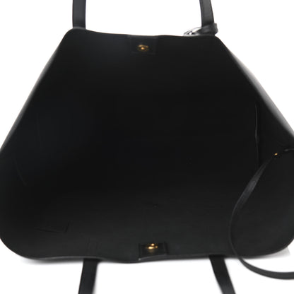 Saint Laurent Calfskin Large Shopping Tote Black 6 of 11