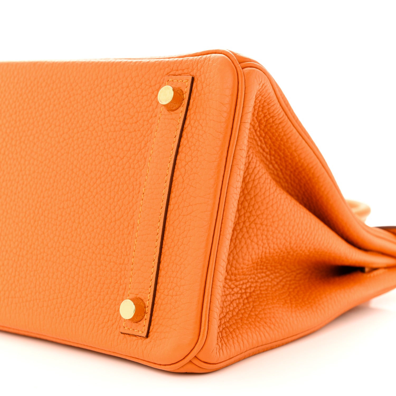 Hermes Taurillon Clemence Birkin 30 Abricot 10 of 12