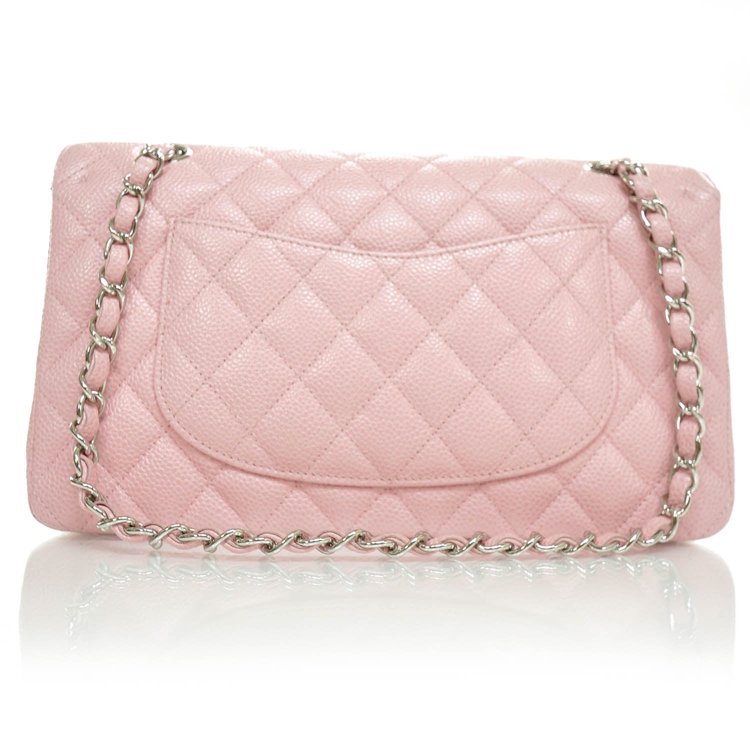 Chanel Caviar Medium Double Flap Pink 4 of 10