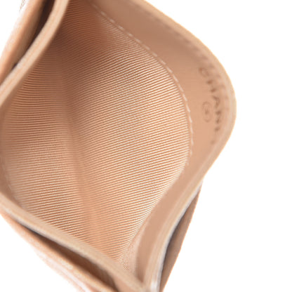 Chanel Iridescent Caviar Quilted Card Holder Beige 5 of 9