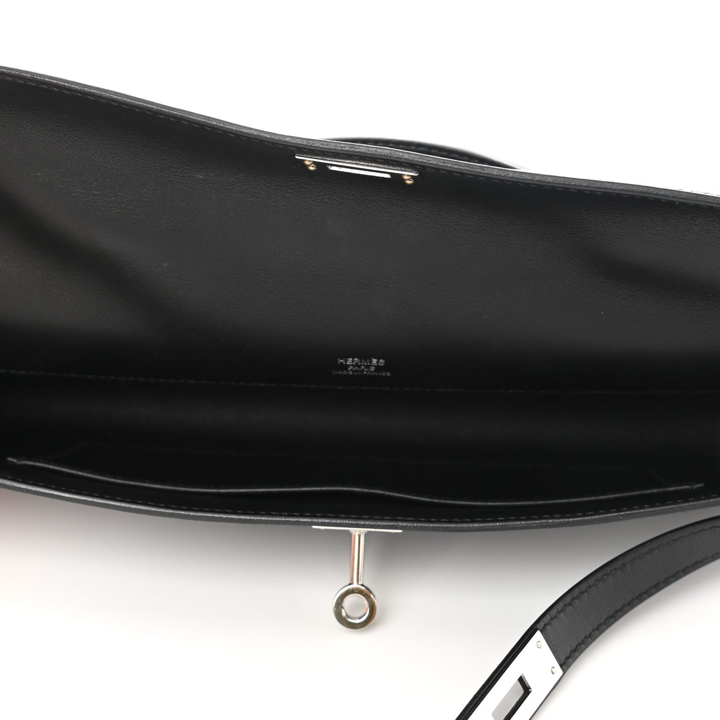 Swift Kelly Cut Clutch Pochette Black