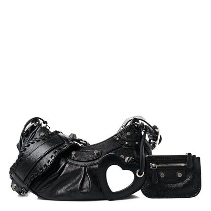 Balenciaga Agneau Arena Le Cagole Shoulder Bag XS Black 1 of 11