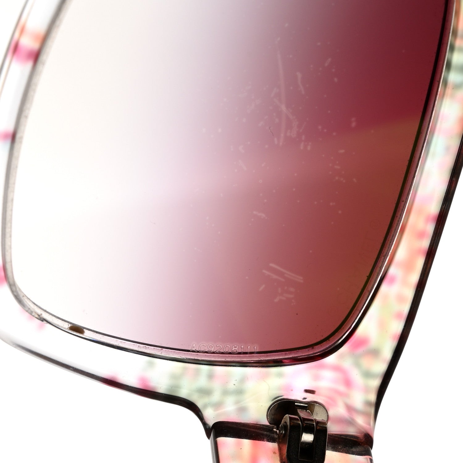 Chanel Acetate Multicolor Tweed CC Sunglasses 5220 Pink 7 of 8