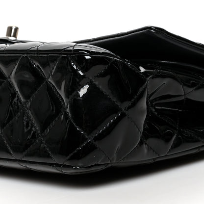 Chanel Patent Quilted Medium Double Flap Black 10 of 11