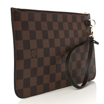 Louis Vuitton Damier Ebene Neverfull MM GM Pochette 2 of 8