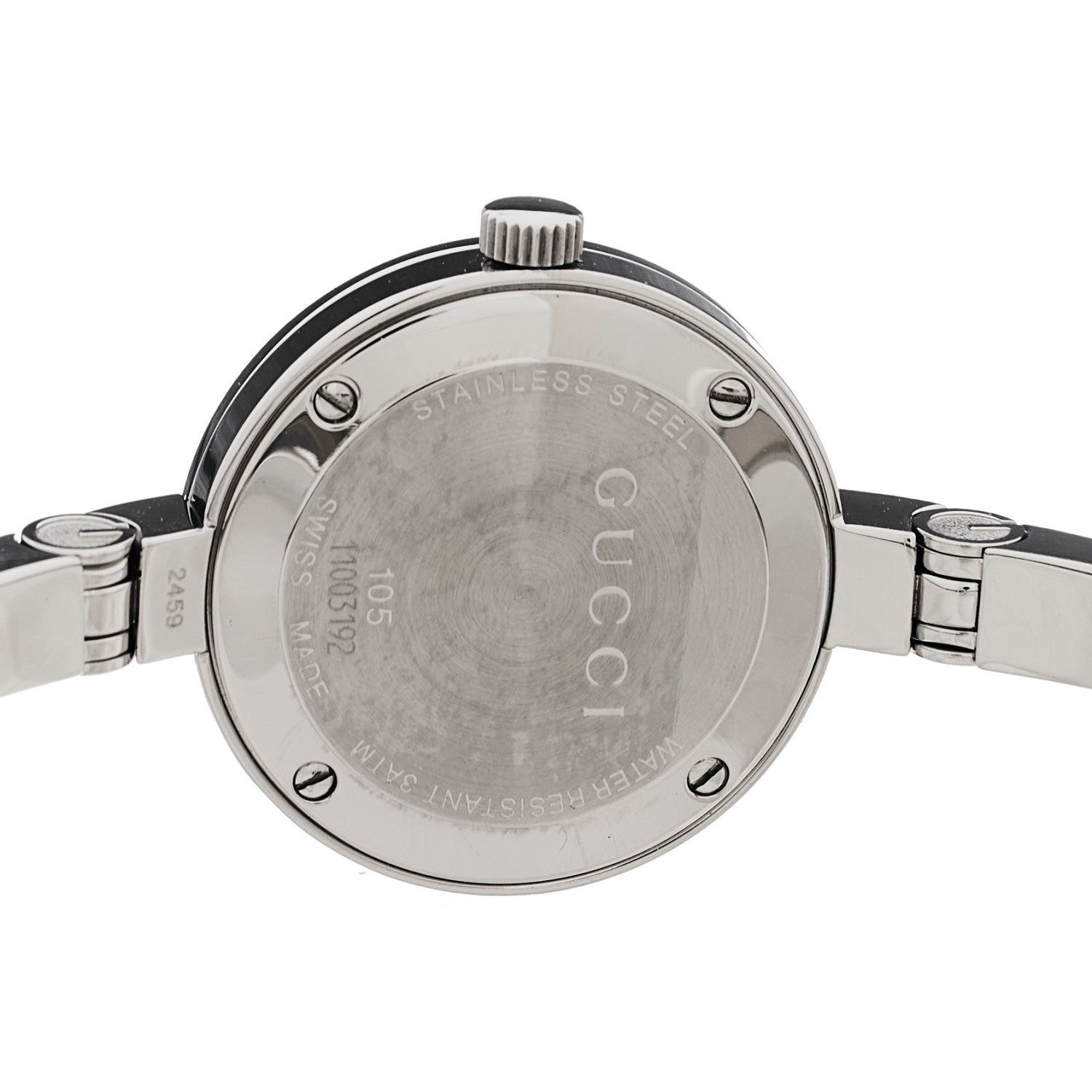 Gucci Stainless Steel 25mm 105 Series Web Quartz Watch 4 of 4