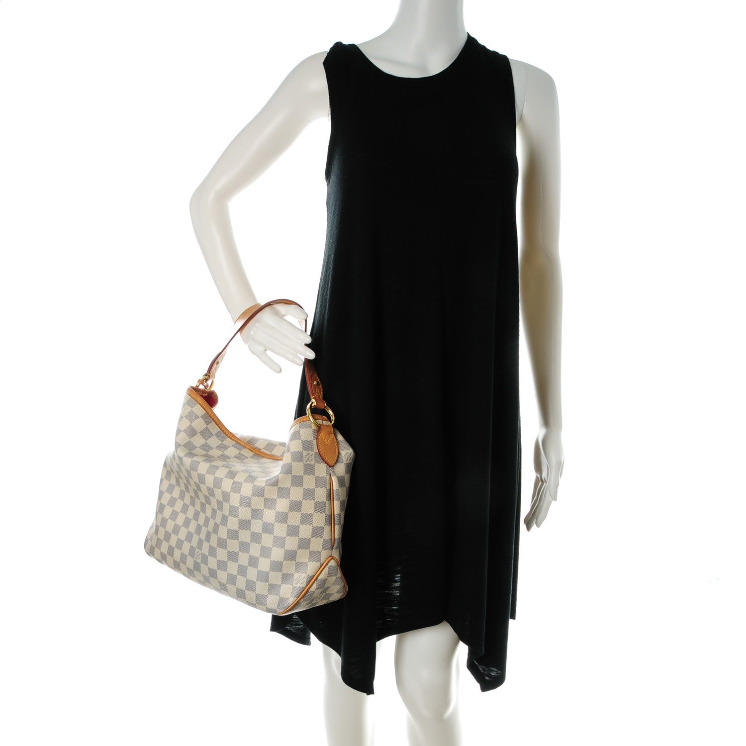 Louis Vuitton Damier Azur Delightful PM Pink 2 of 11