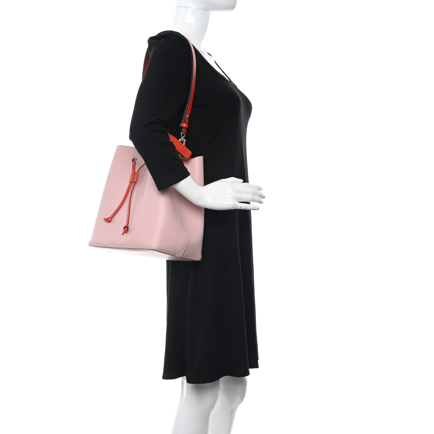 Louis Vuitton Epi NeoNoe Rose Ballerine Orange 2 of 11