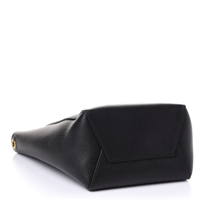Celine Soft Grained Calfskin Small Sangle Bucket Bag Black 4 of 11
