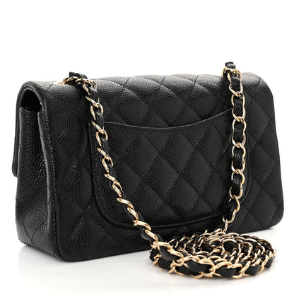 Chanel Caviar Quilted Mini Rectangular Flap Black 3 of 10