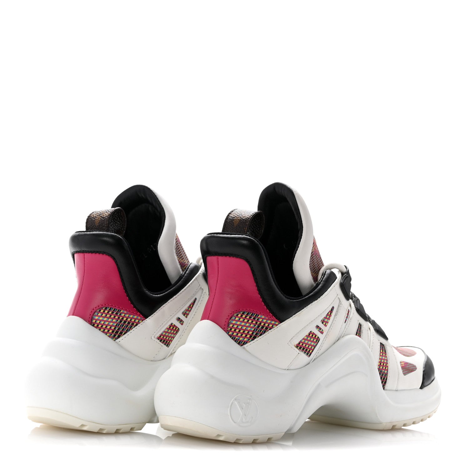 Louis Vuitton Calfskin Nylon LV Pop Archlight Sneaker 36 Rose 5 of 12