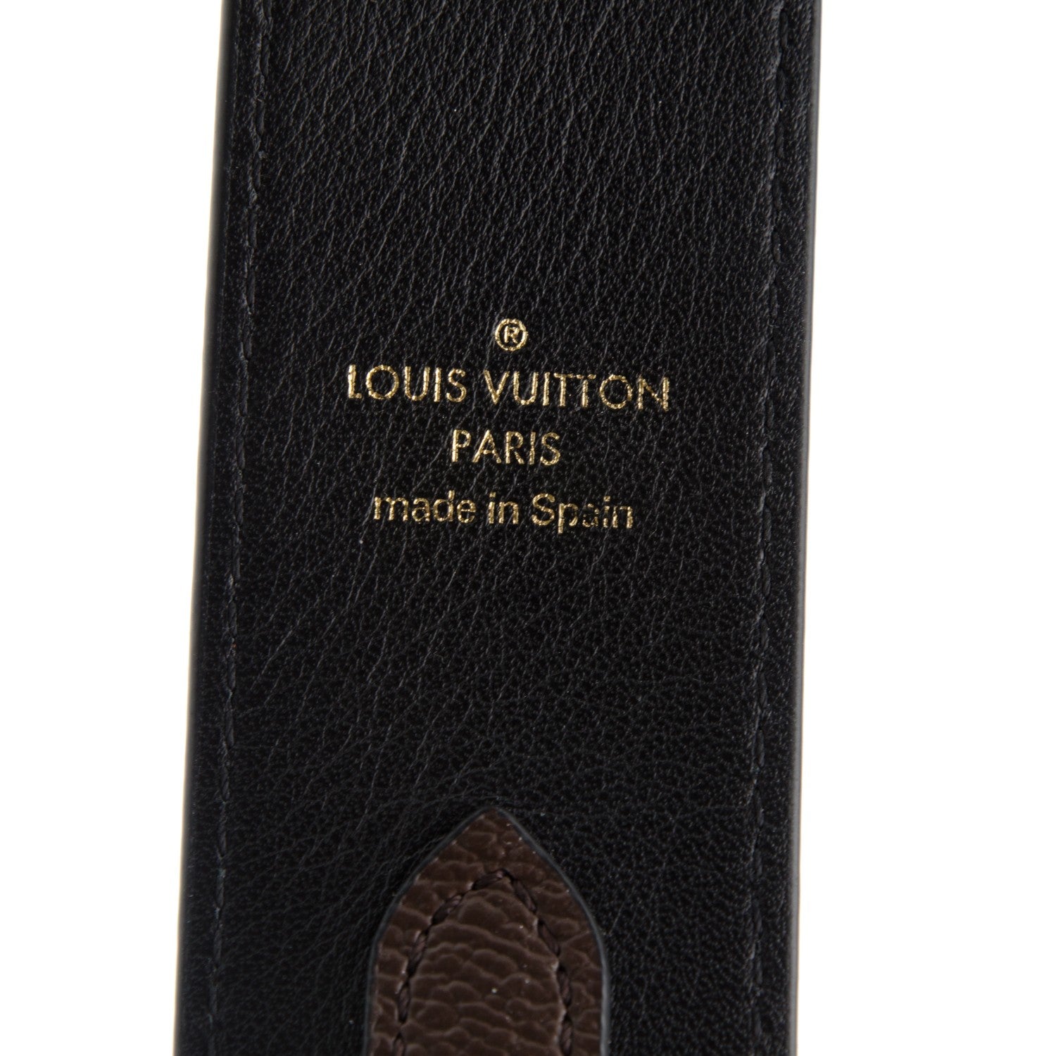 Louis Vuitton Monogram Bandouliere Shoulder Strap Black 4 of 6