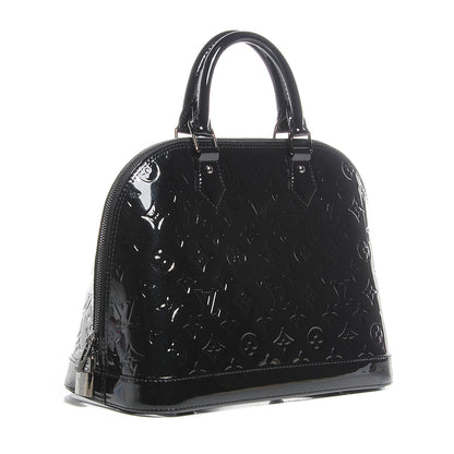 Louis Vuitton Vernis Alma PM Noir Magnetique 3 of 7
