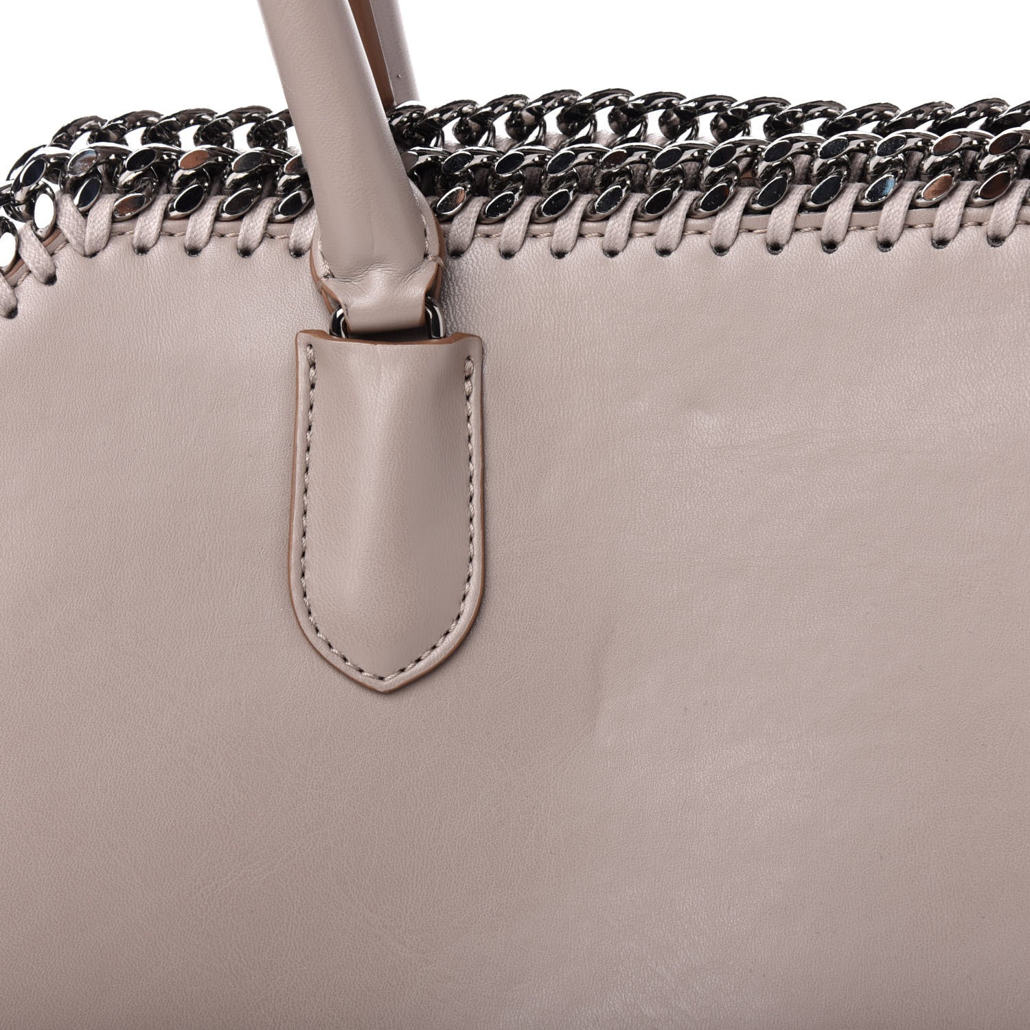 Stella McCartney Eco Alter Nappa Falabella Box Top Handle Bag Taupe 12 of 13