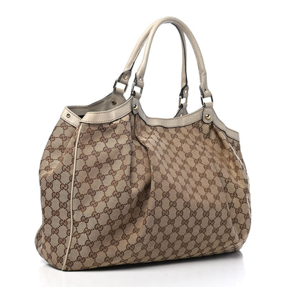 Gucci Monogram Large Sukey Tote Off White 2 of 10