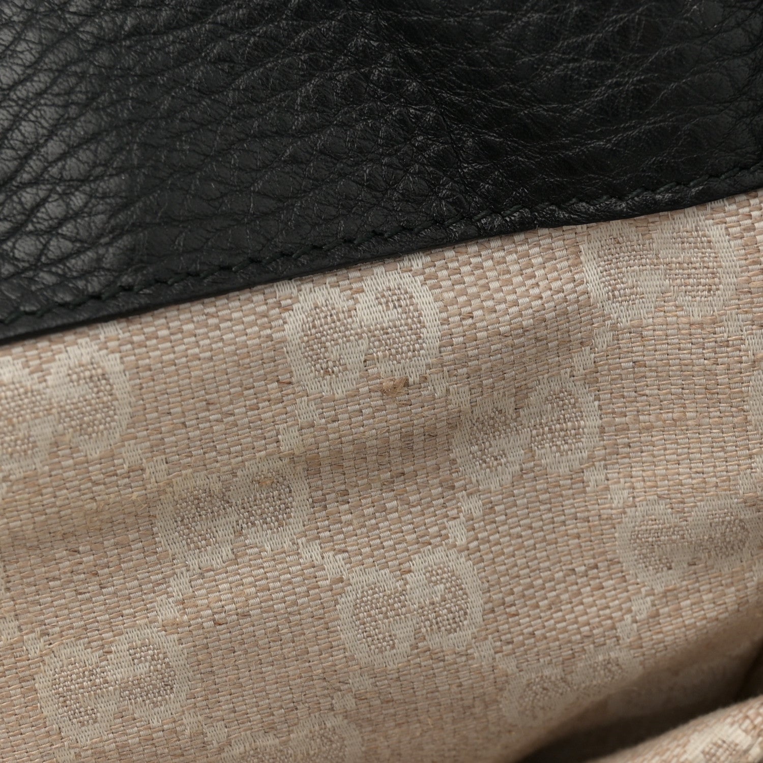 Gucci Grained Calfskin Medium Diana Bamboo Top Handle Tote Black 12 of 14