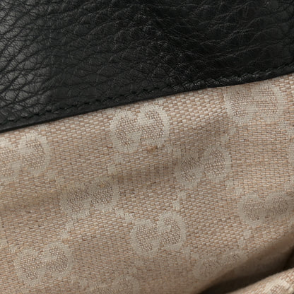 Gucci Grained Calfskin Medium Diana Bamboo Top Handle Tote Black 12 of 14