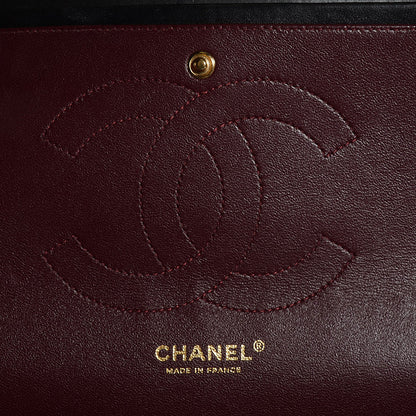 Chanel Lambskin Quilted Jumbo Double Flap Black 7 of 8