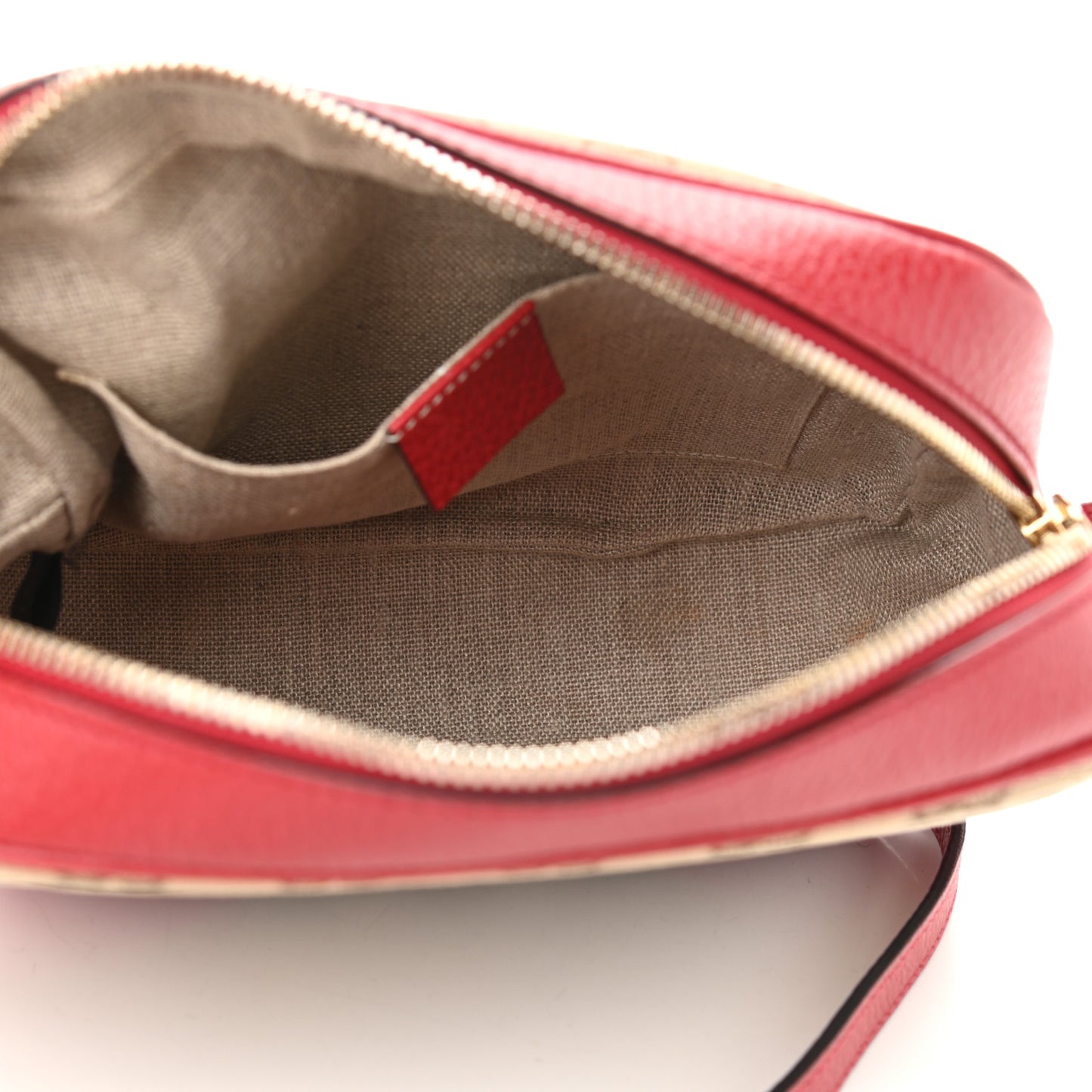 Monogram Mini Bree Messenger Bag Red